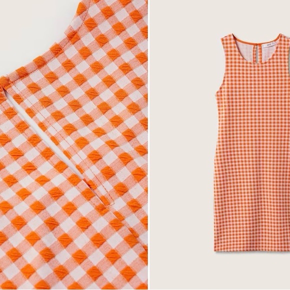 Mango Vichy Check Dress - Picture 4 of 4